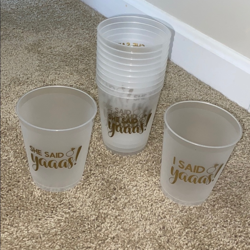 Bachelorette cups